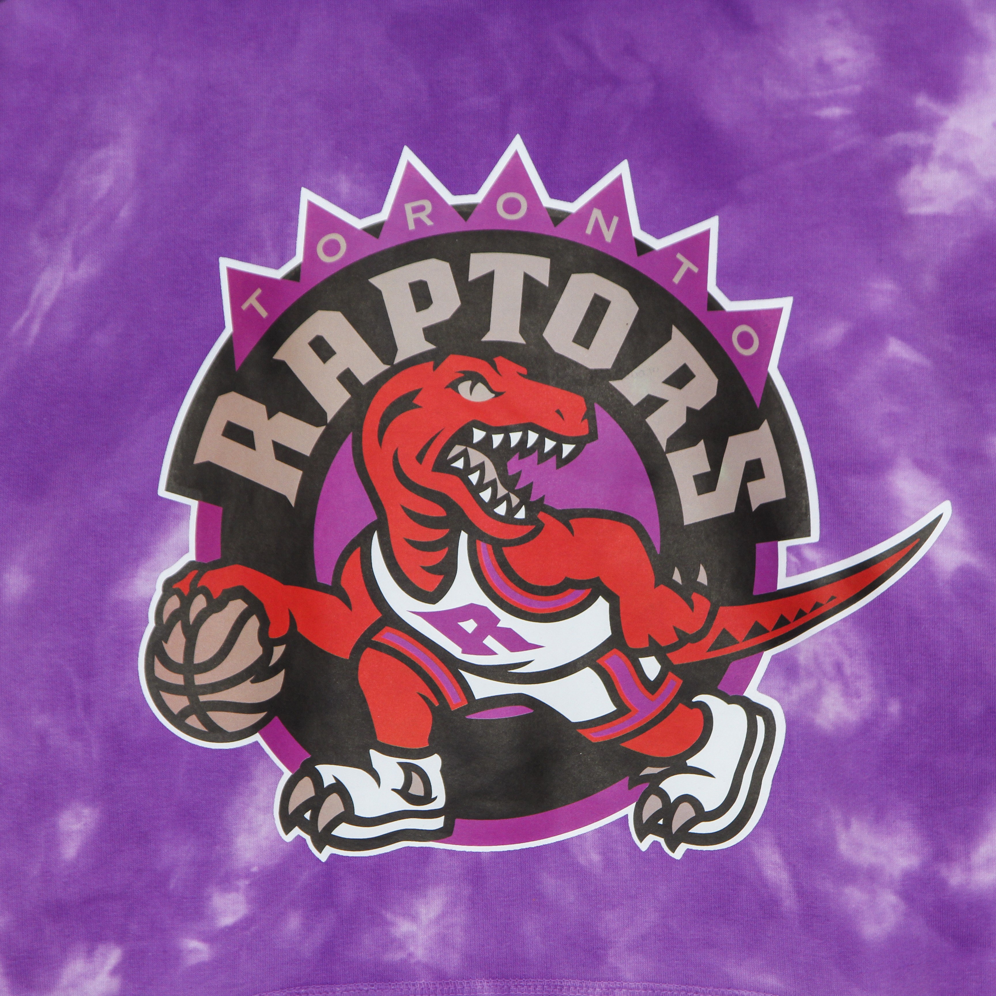 Mitchell & Ness Toronto Raptors Tie-Dye Hoodie Purple