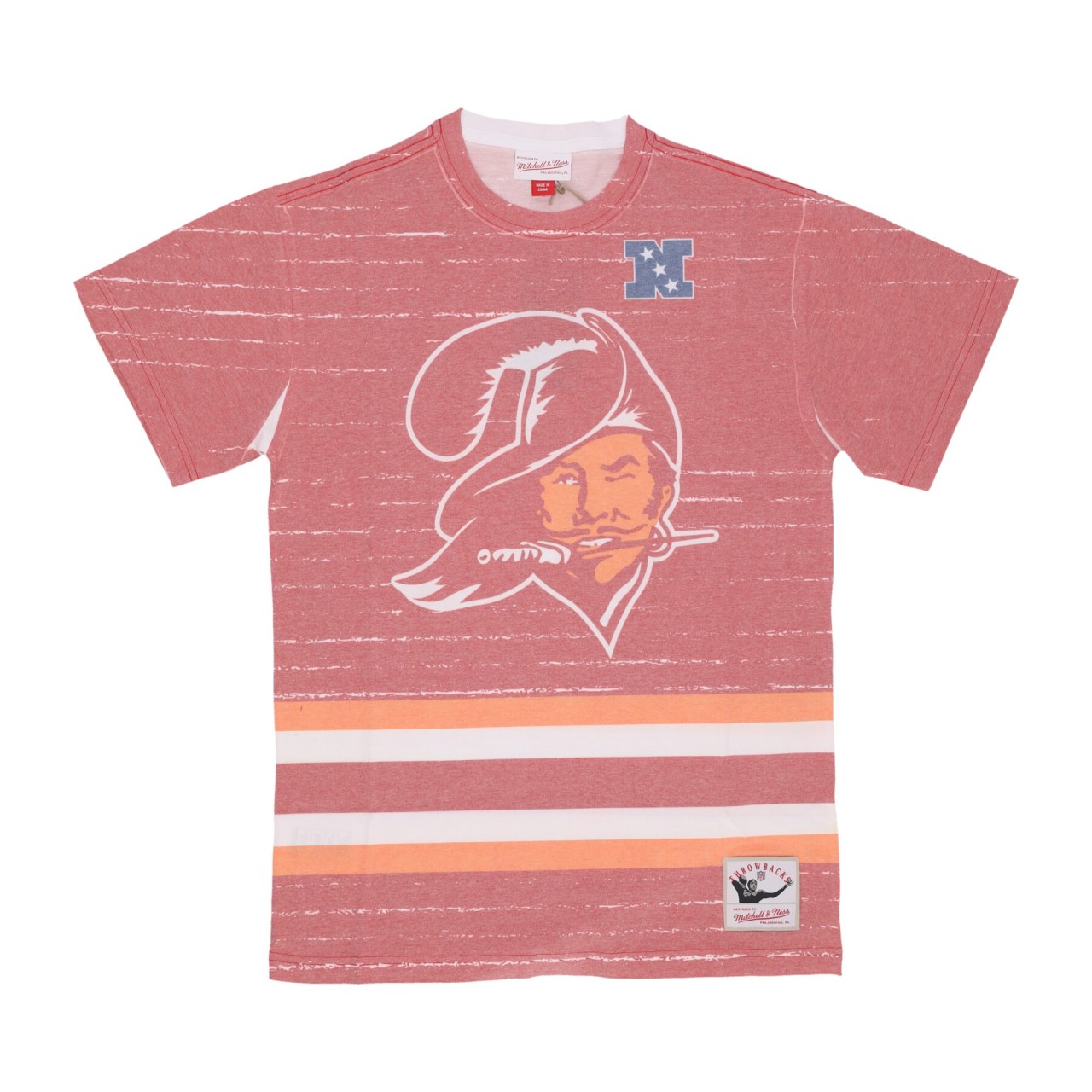 MITCHELL & NESS NFL JUMBOTRON 3.0 SUBLIMATED TEE TAMBUC TCRW5119-TBBYYPPPMTWH