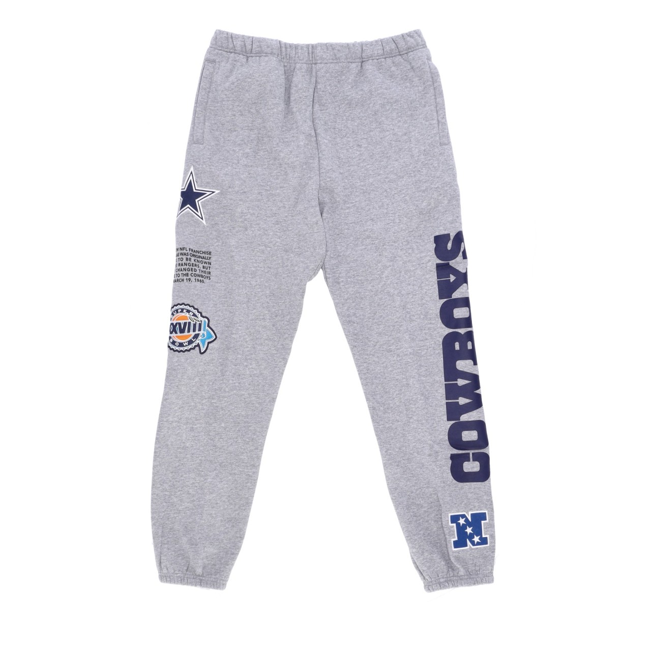 MITCHELL & NESS NFL TEAM ORIGINS FLEECE PANT DALCOW PSWP4850-DCOYYPPPGYHT