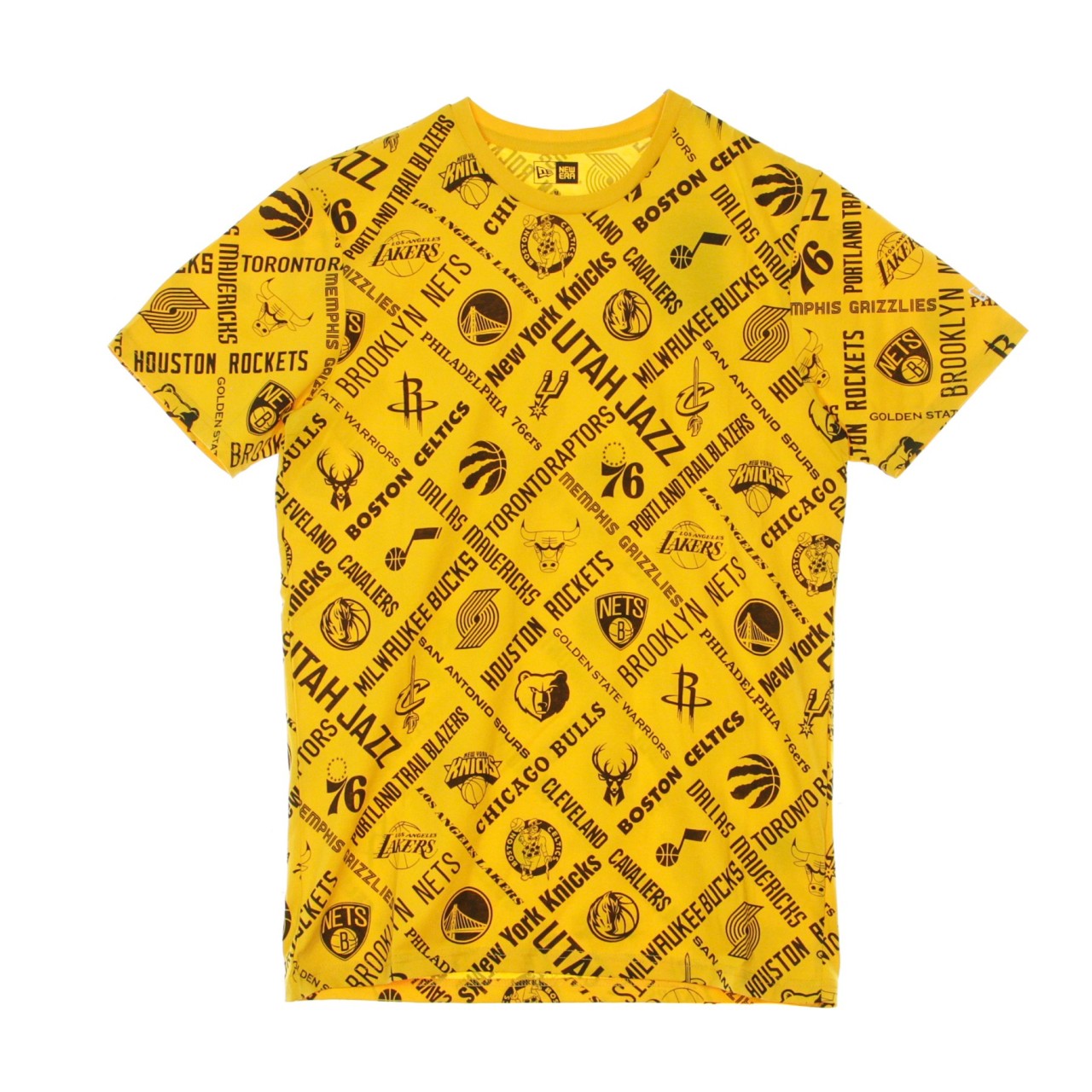 NEW ERA NBA ALL OVER PRINT TEE ALL TEAMS OTC 12195413
