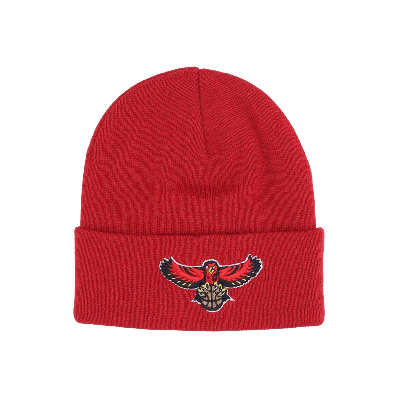 MITCHELL & NESS NBA FANDOM KNIT BEANIE HARDWOOD CLASSICS ATLHAW KTCFMM19260-AHARED1