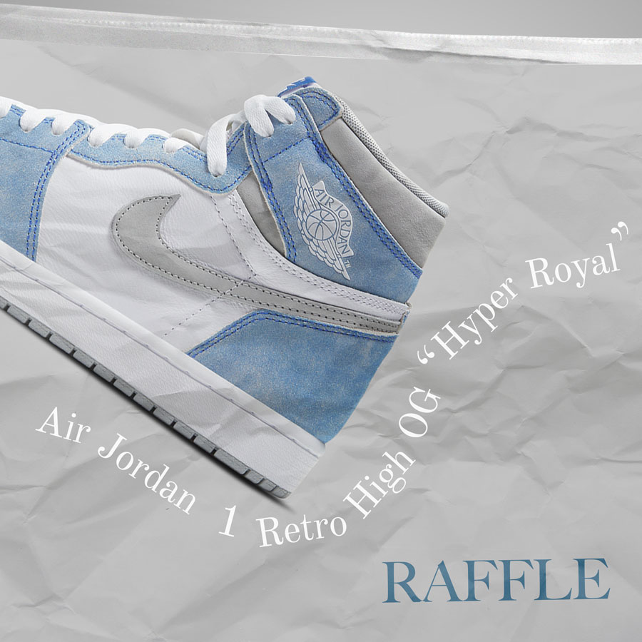 hyper royal jordan 1 raffle