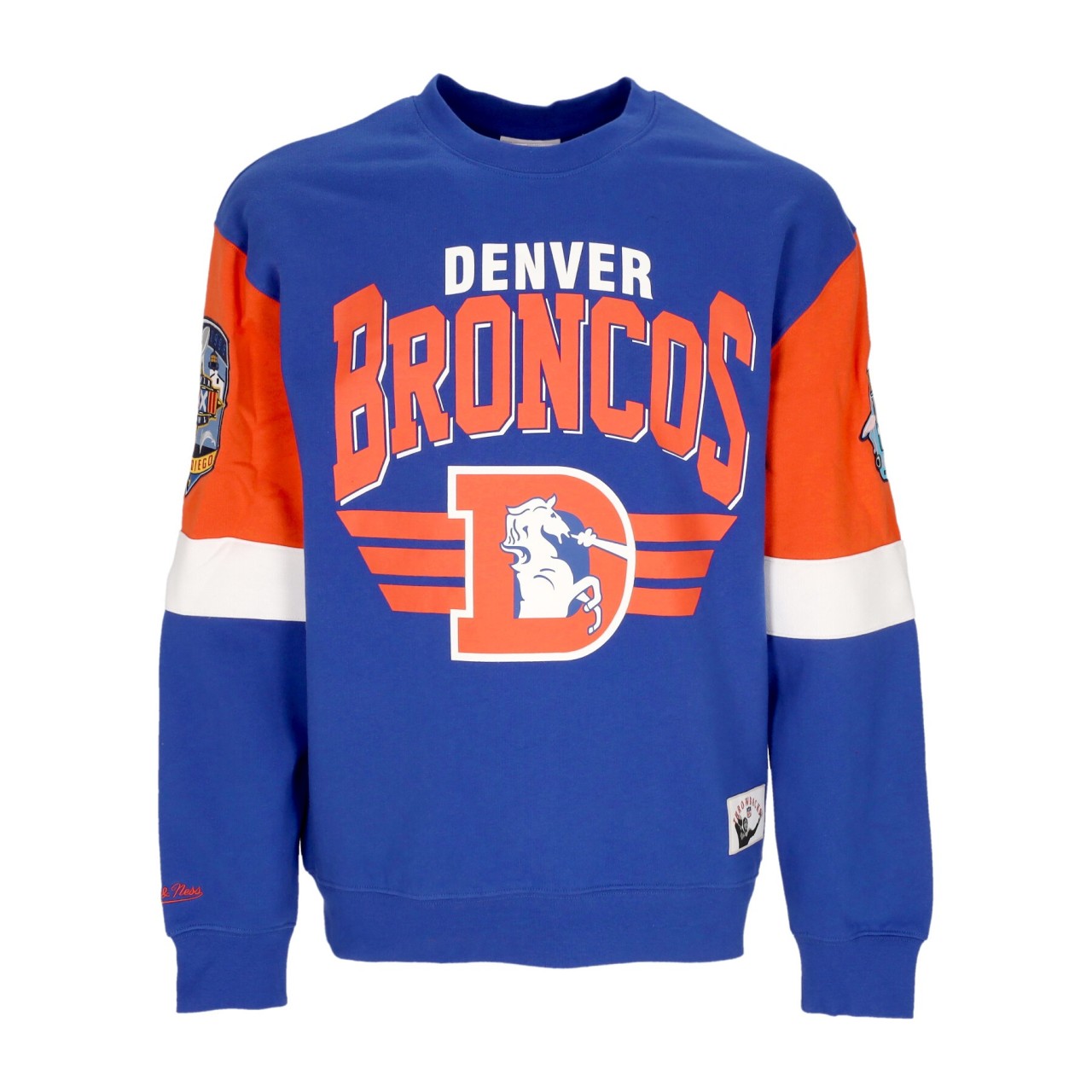 MITCHELL & NESS NFL ALL OVER CREW 3.0 DENBRO FCPO5512-DBRYYPPPORAN