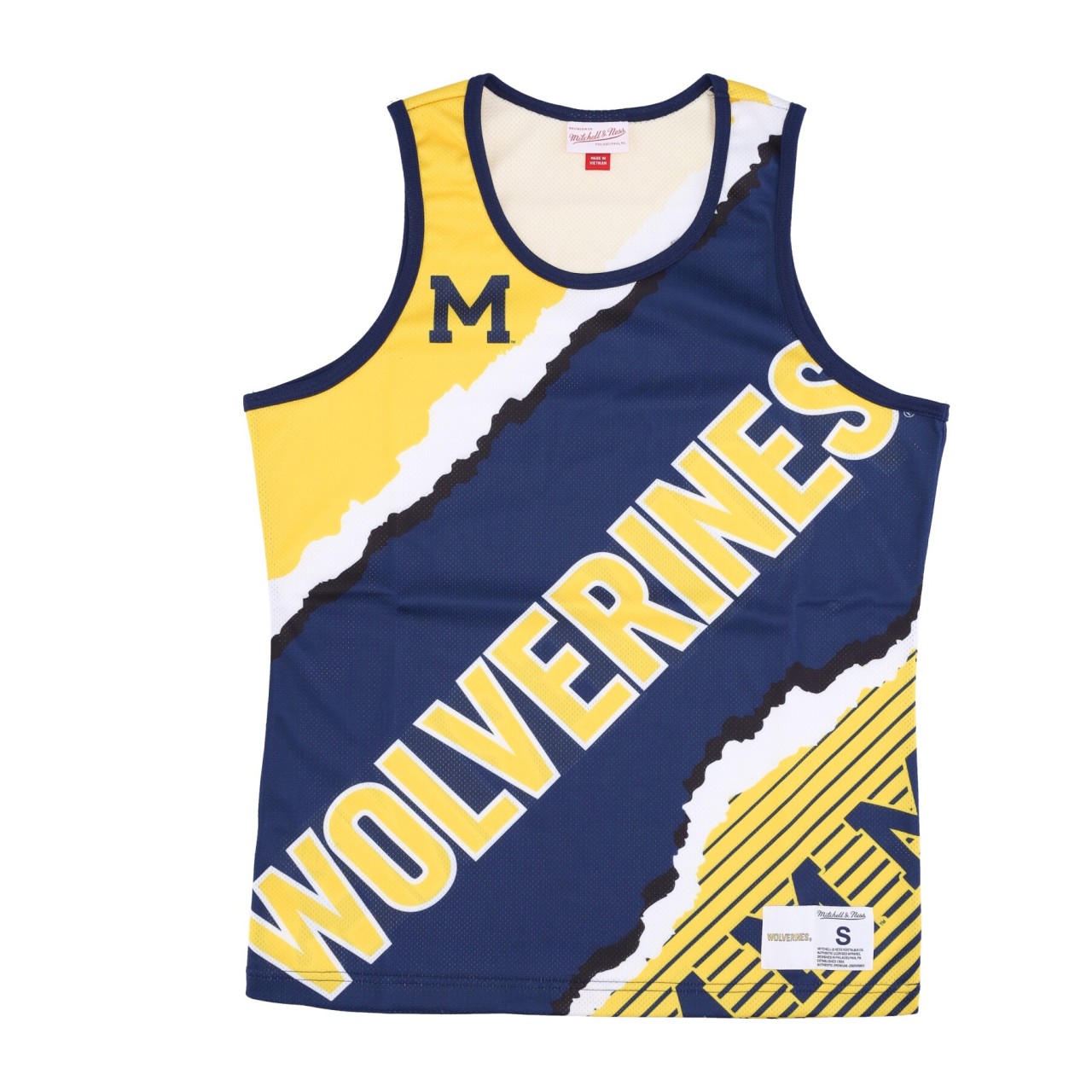 MITCHELL & NESS NCAA JUMBOTRON 2.0 MESH TANK MSUSPA TMTK1232-UMIYYPPPNYYW