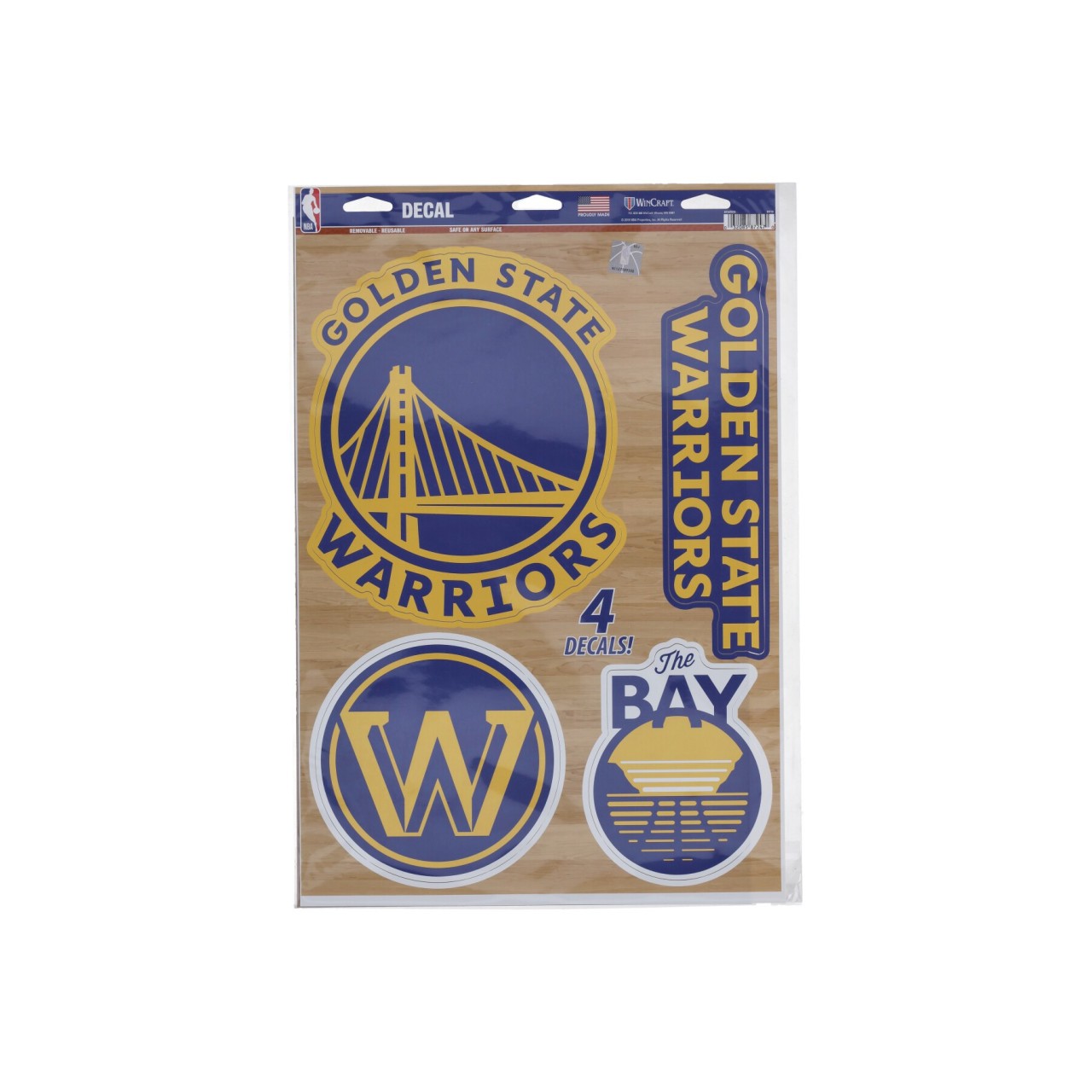 WINCRAFT NBA 11 x 17” MULTI-USE DECAL SHEET GOLWAR 87247019