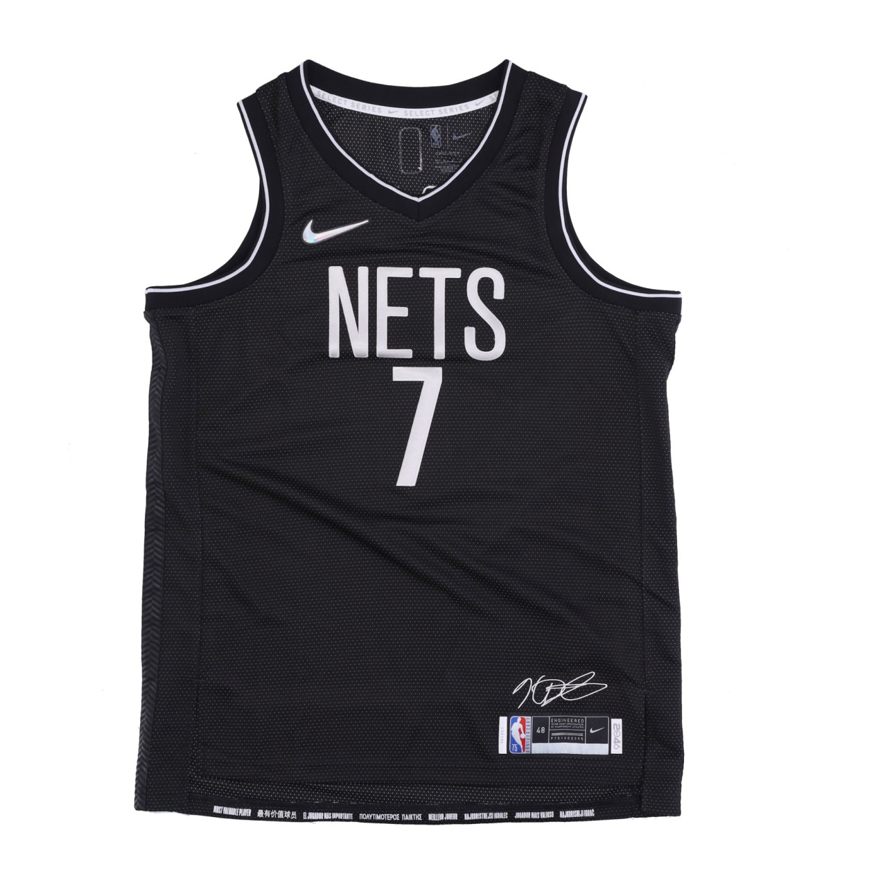 NIKE NBA NBA DRI FIT SWINGMAN JERSEY NO 7 KEVIN DURANT BRONET DH8057-010