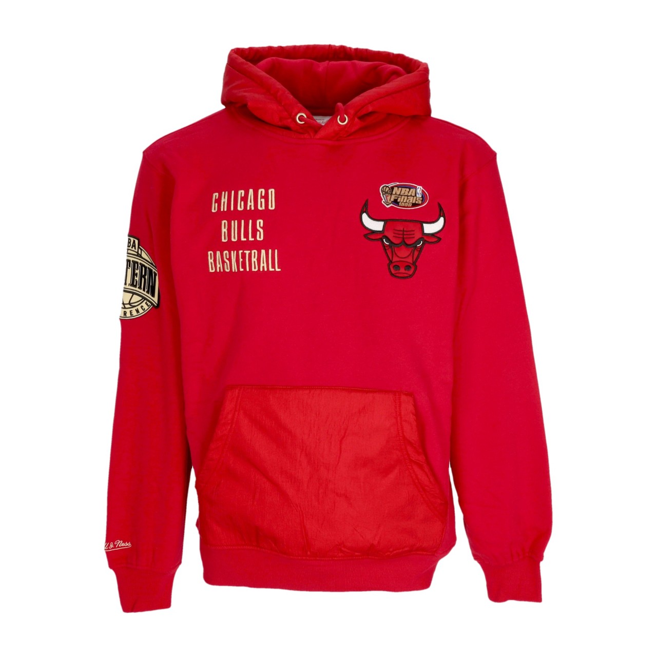 MITCHELL & NESS NBA TEAM OG 2.0 FLEECE HOODIE VINTAGE LOGO CHIBUL FPHD7112-CBUYYPPPSCAR