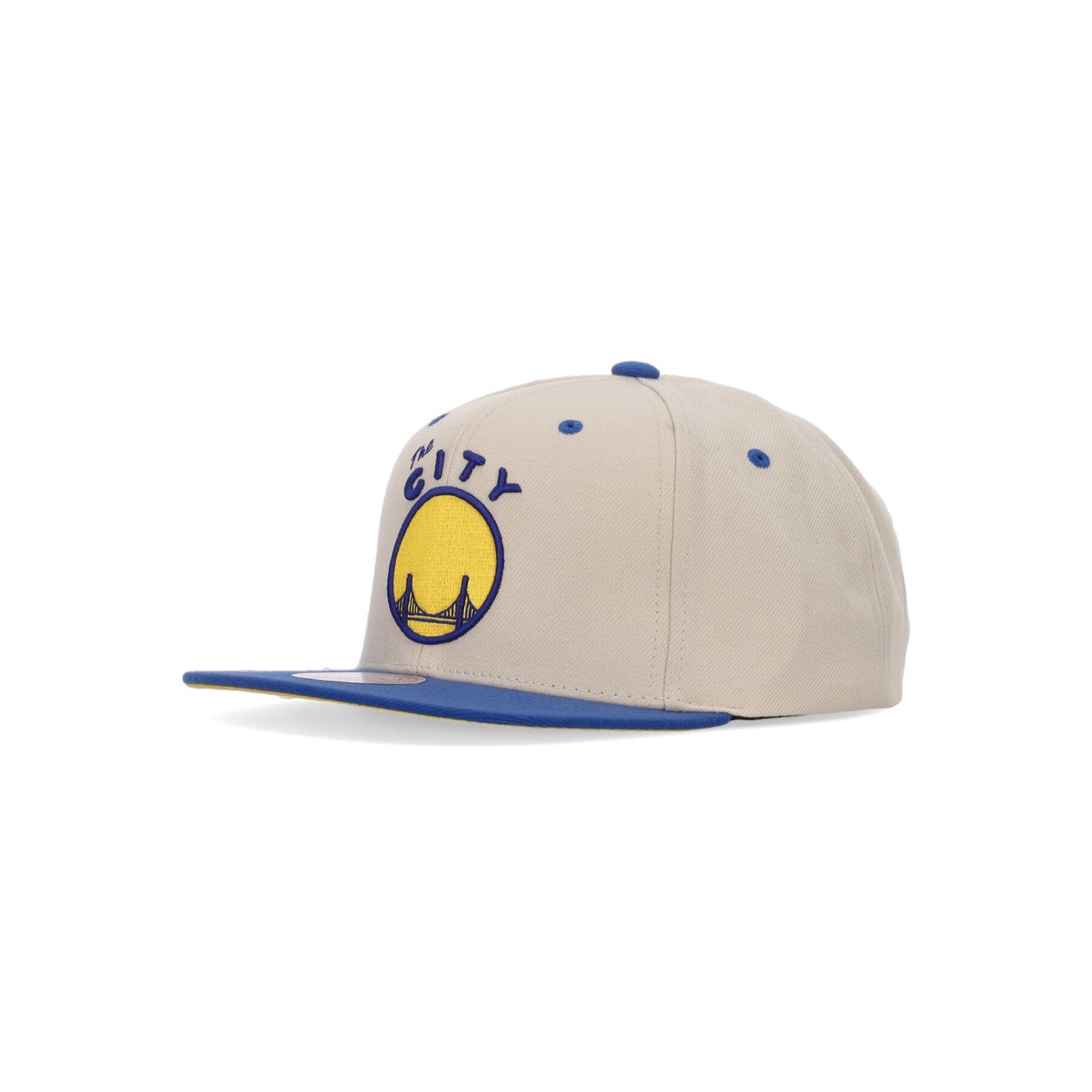 MITCHELL & NESS NBA SAIL 2 TONE SNAPBACK HARDWOOD CLASSICS GOLWAR 6HSSLD21077-SFWOFWH