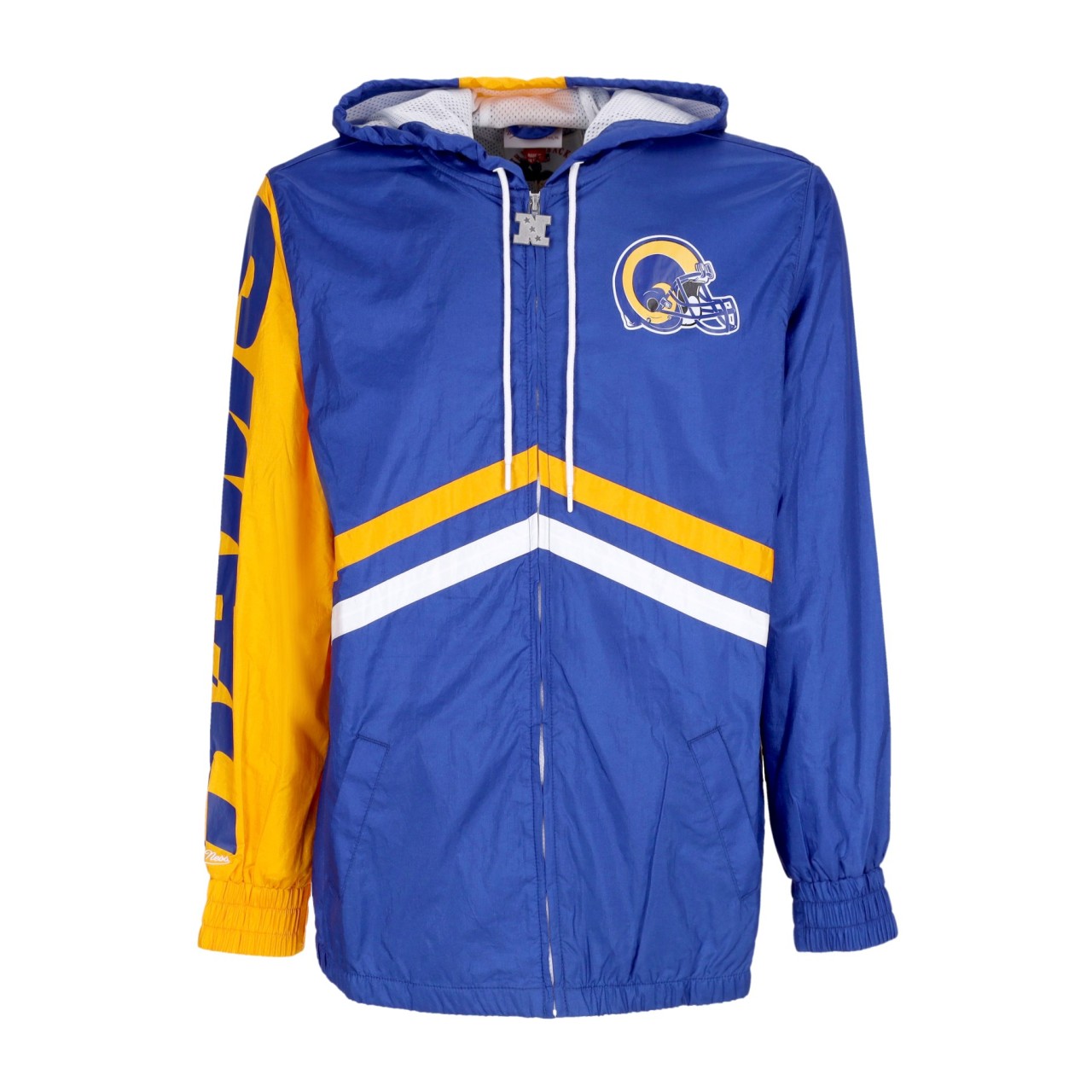 MITCHELL & NESS NFL UNDENIABLE FULL ZIP WINDBREAKER LOSRAM OJZP3409-LARYYPPPROYA