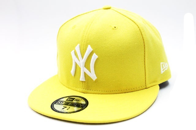 NEW ERA NEW ERA CAP FITTED MLB &quot;NEW YORK YANKEES&quot; BASIC CyberYellow/White 17570