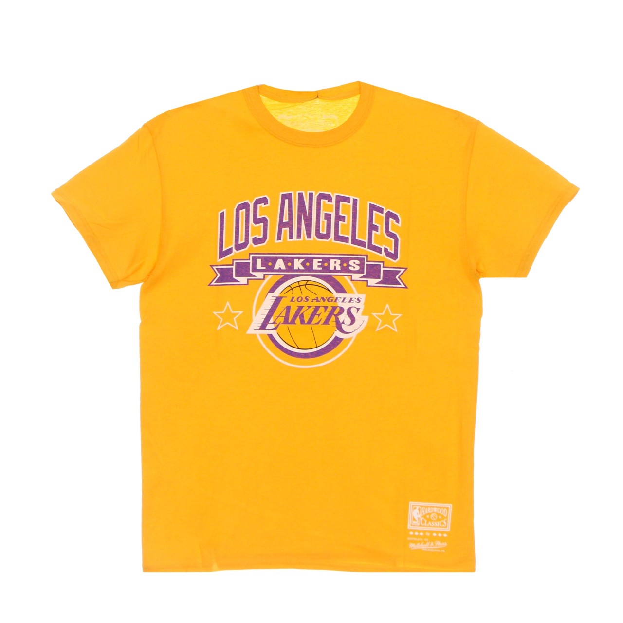 MITCHELL & NESS NBA LOS ANGELES LAKERS TEE HARDWOOD CLASSICS LOSLAK TCRWINTL132-LALLDYELL