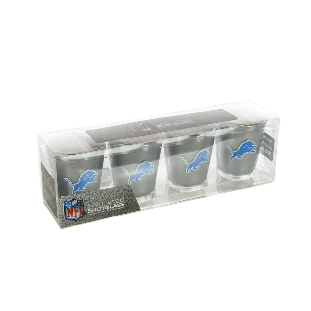 DUCK HOUSE NFL 4 SHOT GLASSES SET DETLIO 120094131028248