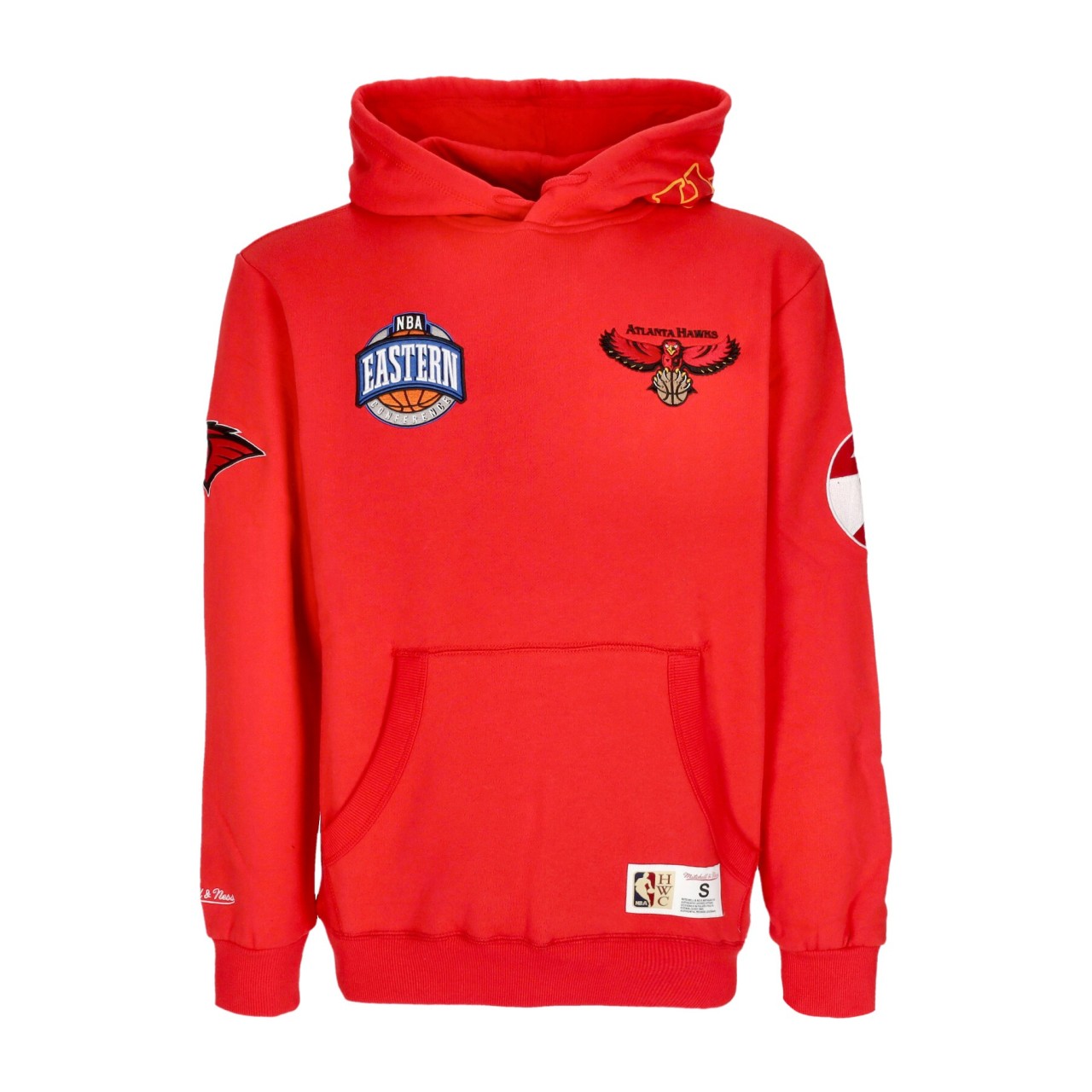 MITCHELL & NESS NBA HOMETOWN FLEECE HOODIE ATLHAW FPHD4987-AHAYYPPPRED1