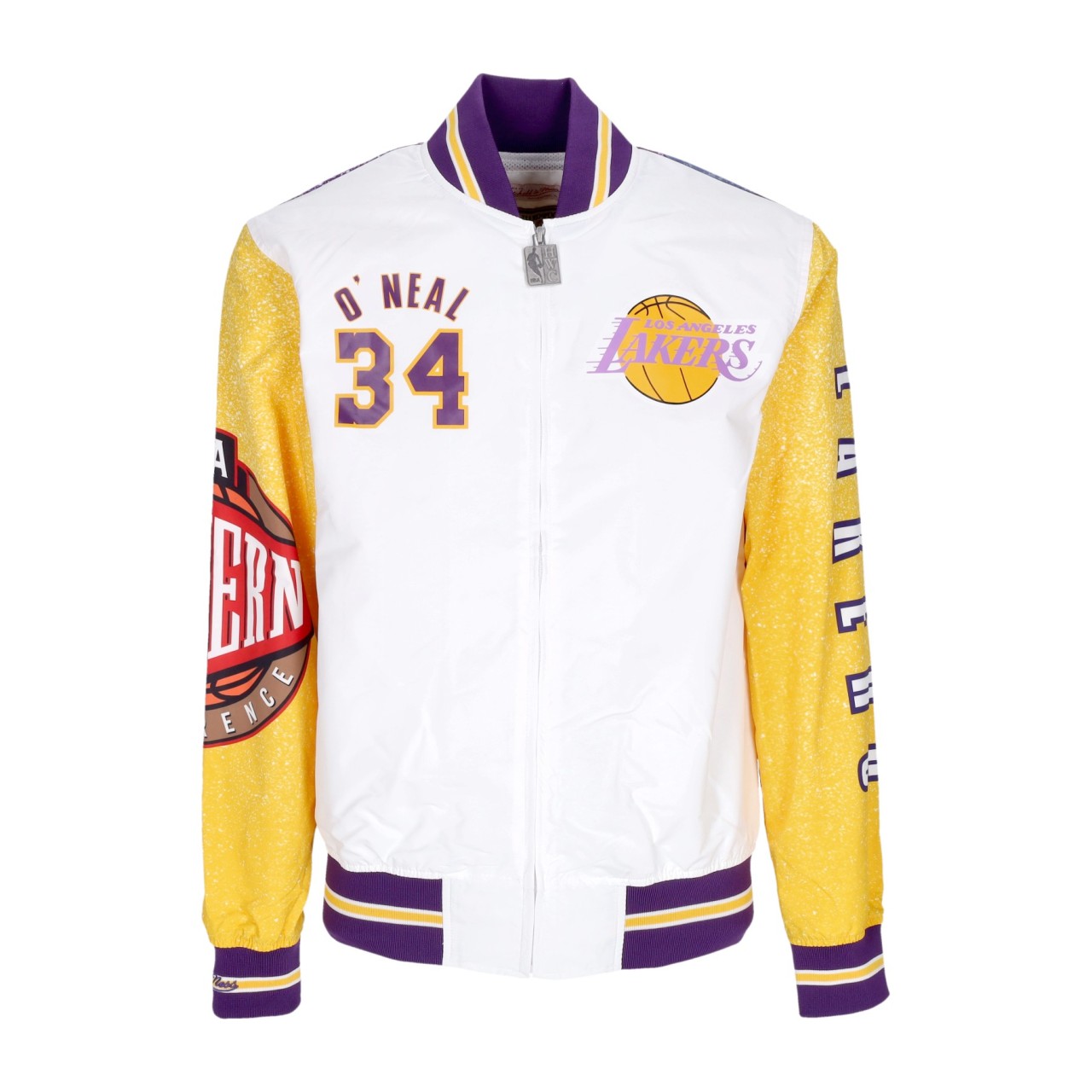 MITCHELL & NESS NBA BURST WARM UP JACKET NO 34 SHAQUILLE O&#039;NEAL LOSLAK OJZP5510-LALYYSONMTWH