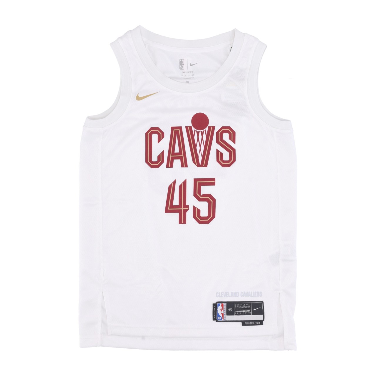 NIKE NBA NBA ASSOCIATION EDITION 2022/23 DRI-FIT SWINGMAN JERSEY NO 45 DONOVN MITCHELL CLECAV DN2073-108