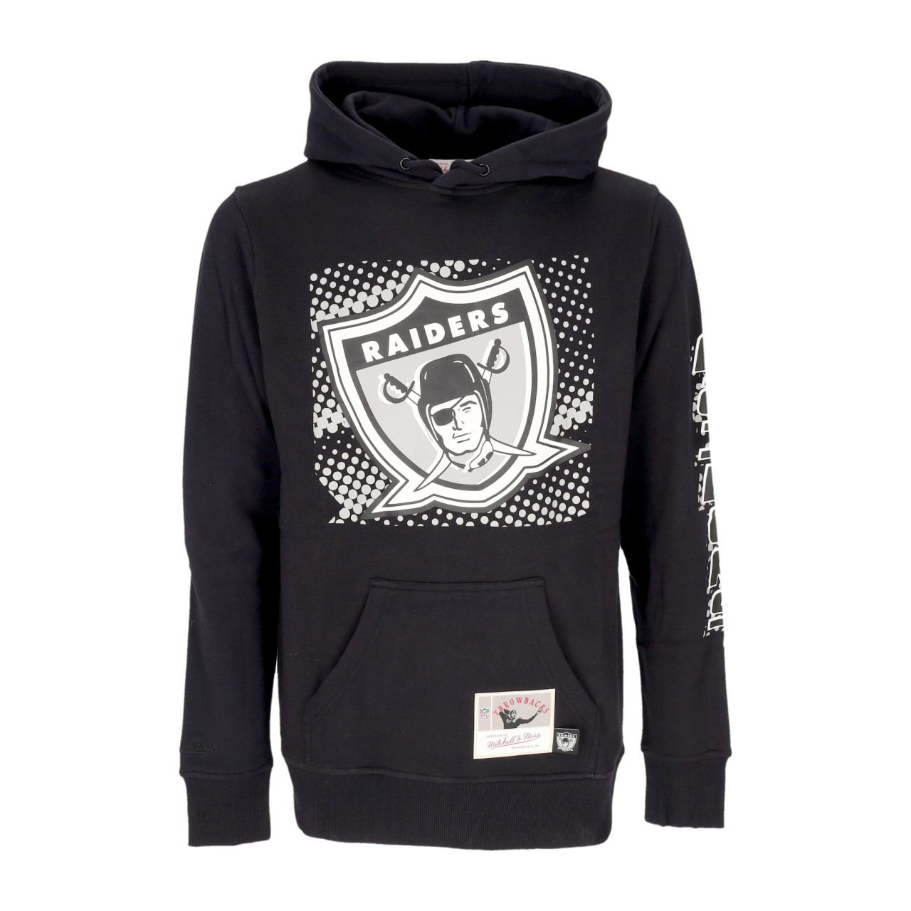 MITCHELL & NESS NFL BIG FACE 7.0 HOODIE OAKRAI FPHD5901-ORAYYPPPBLCK