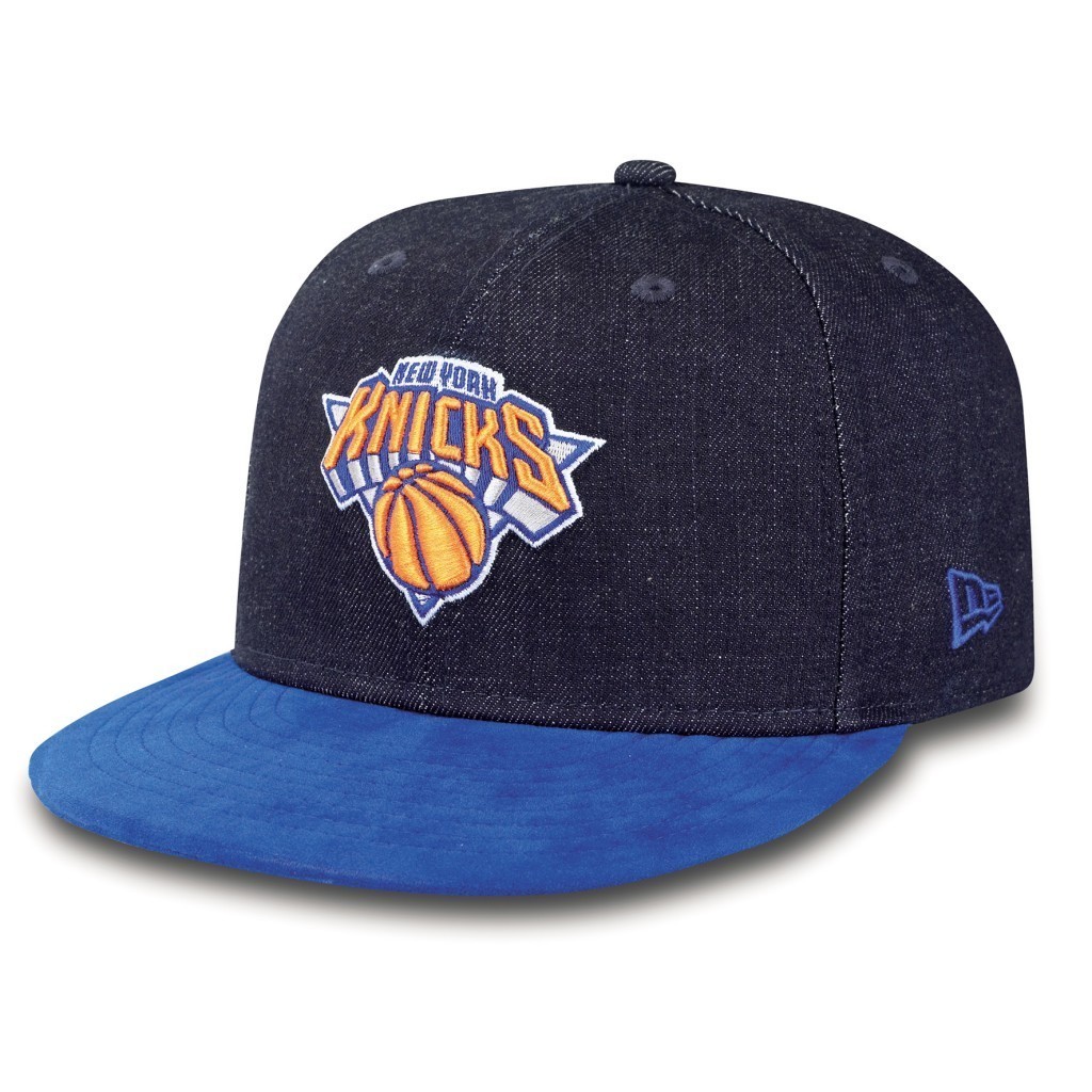 NEW ERA NEW ERA CAP FITTED NBA &quot;NEW YORK KNICKS&quot; DENSUEDE Denim/Royal 15797