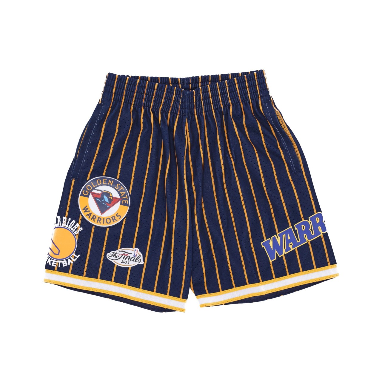 MITCHELL & NESS NBA HOMETOWN MESH SHORT HARDWOOD CLASSICS GOLWAR PSHR5013-GSWYYPPPNYGD