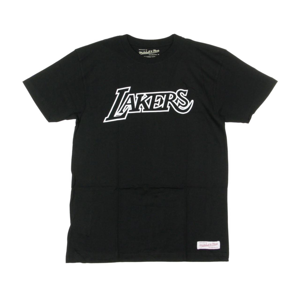 MITCHELL & NESS BLACK &amp; WHITE TEE LOSLAK BMTRMM18350-LALBLCK