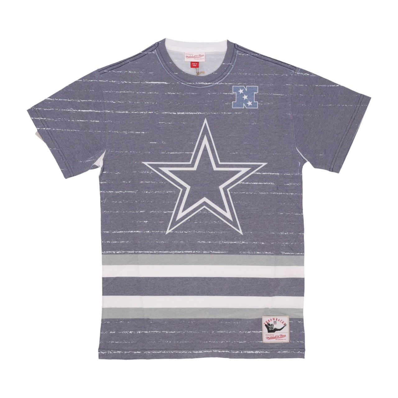 MITCHELL & NESS NFL JUMBOTRON 3.0 SUBLIMATED TEE DALCOW TCRW5119-DCOYYPPPMTWH