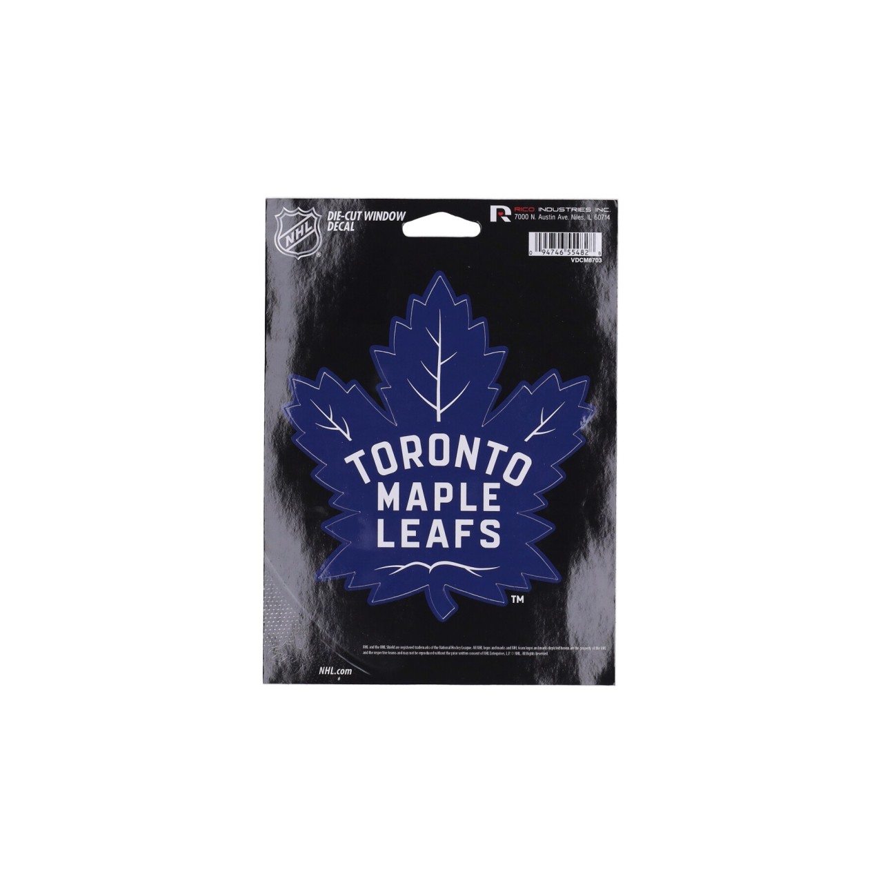 RICO INDUSTRIES NHL MEDIUM DIE CUT DECAL TORLEA VDCM8703