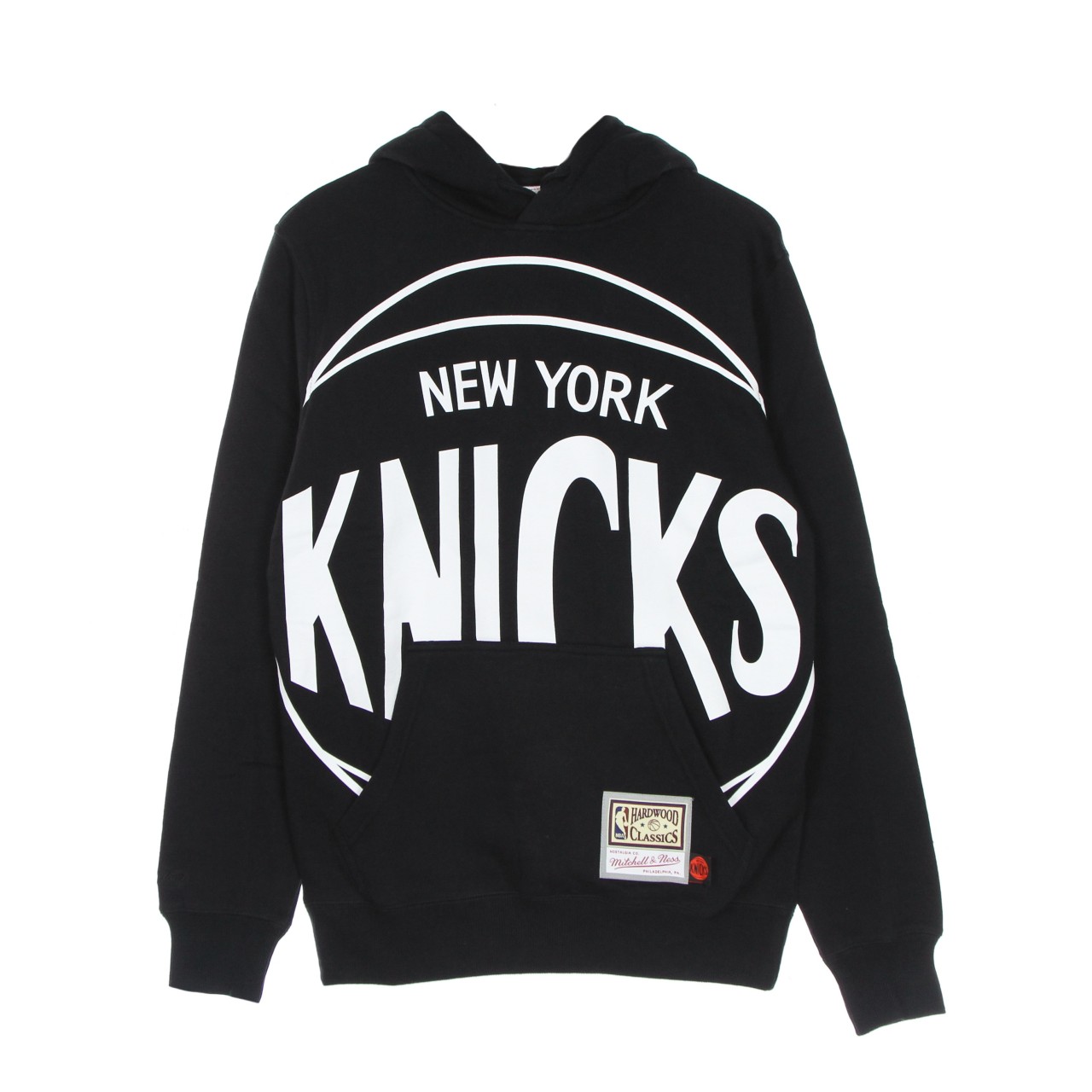 MITCHELL & NESS NBA BIG FACE 3.0 HOODIE HARDWOOD CLASSICS NEYKNI FPHD1065-NYKYYPPPBLCK