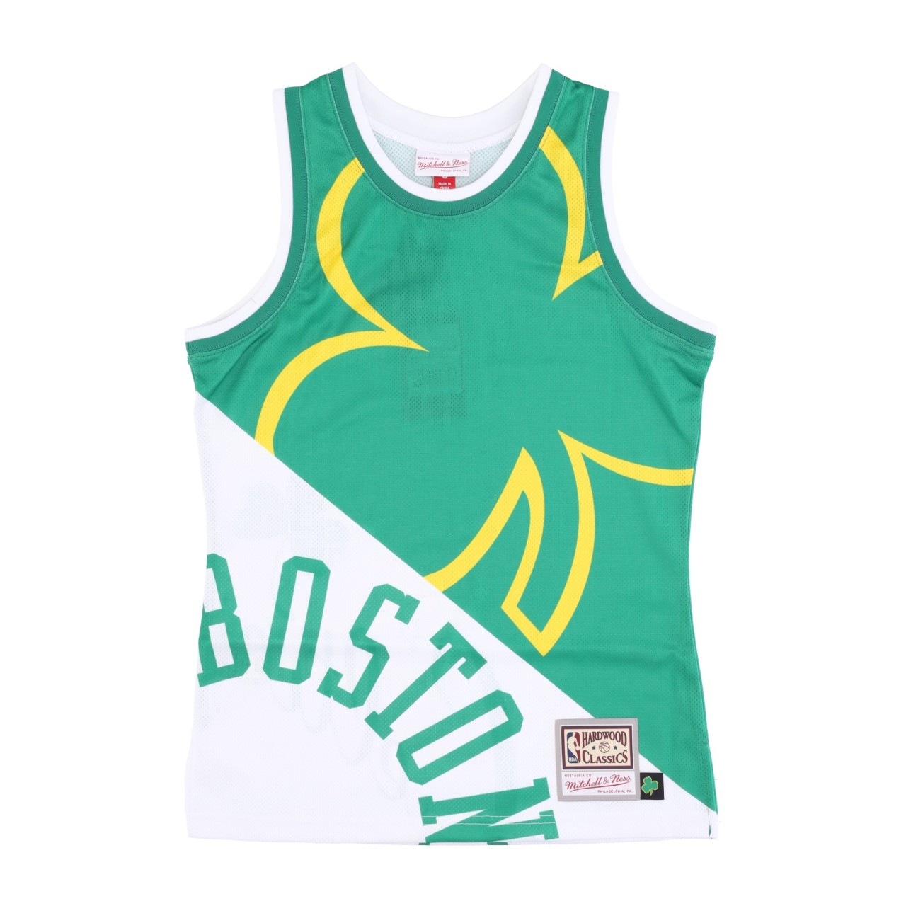 MITCHELL & NESS NBA BIG FACE FASHION TANK 5.0 HARDWOOD CLASSICS BOSCEL TMTK4350-BCEYYPPPGREN