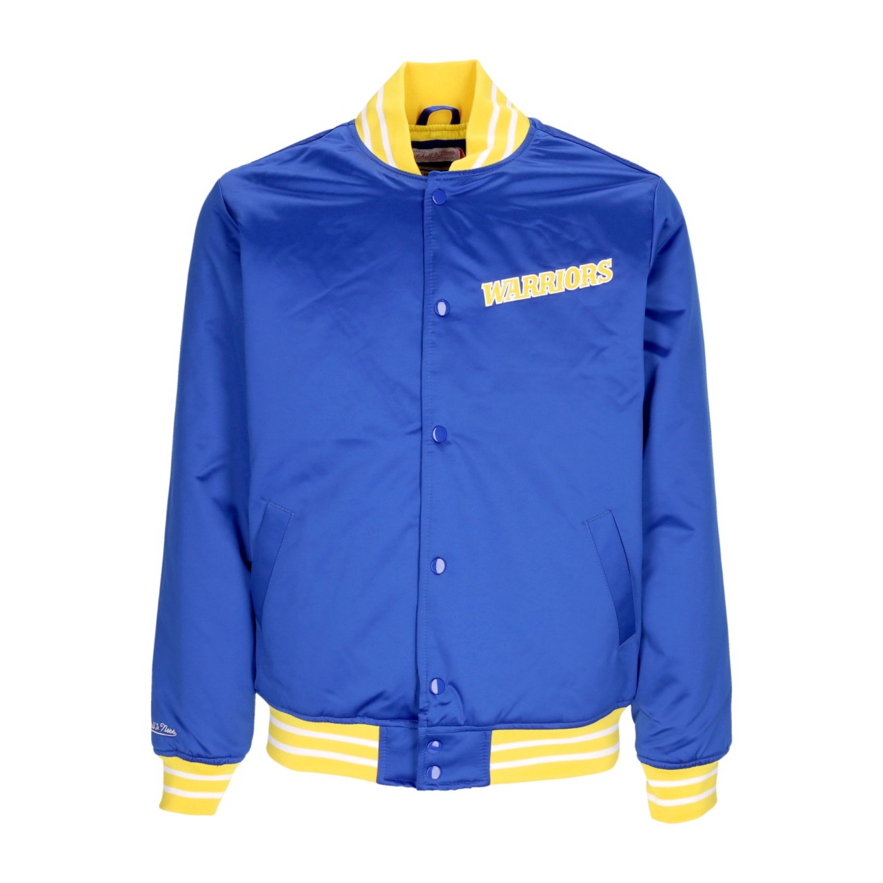 MITCHELL & NESS NBA HEAVYWEIGHT SATIN JACKET GOLWAR OJBF3413-GSWYYPPPROYA