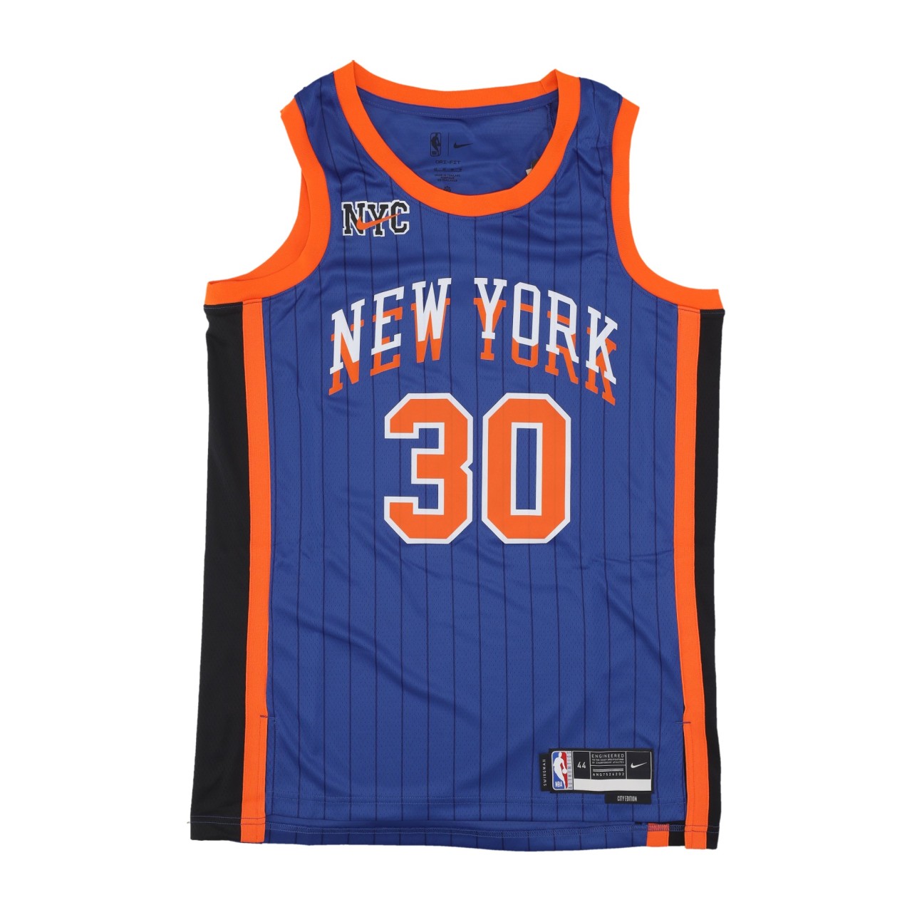 NIKE NBA NBA CITY EDITION 2023/24 DRI-FIT SWINGMAN JERSEY NO 30 JULIUS RANDLE NEYKNI DX8512-403