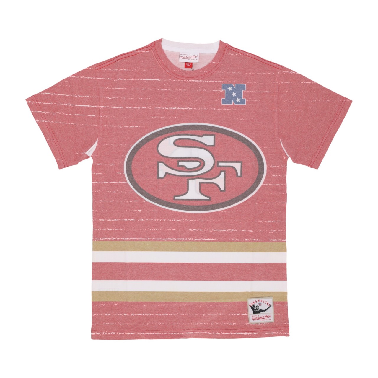 MITCHELL & NESS NFL JUMBOTRON 3.0 SUBLIMATED TEE SAF49E TCRW5119-SF4YYPPPMTWH