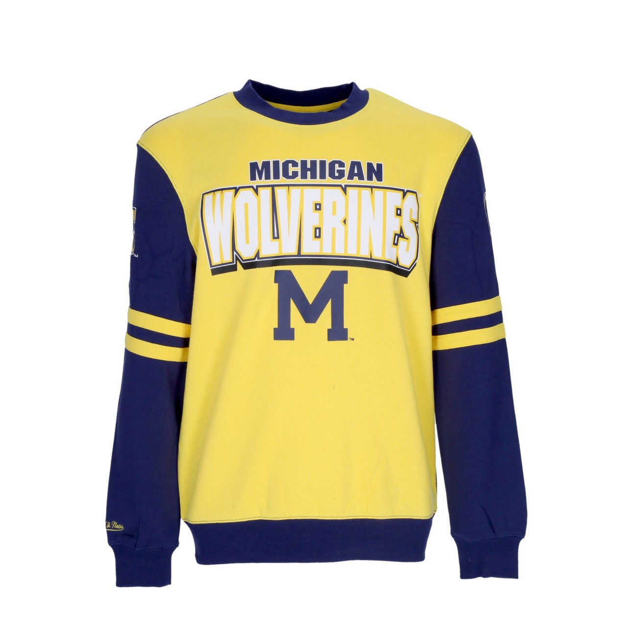 MITCHELL & NESS NCAA ALL OVER CREW 2.0 MICWOL FCPO3400-UMIYYPPPNAVY