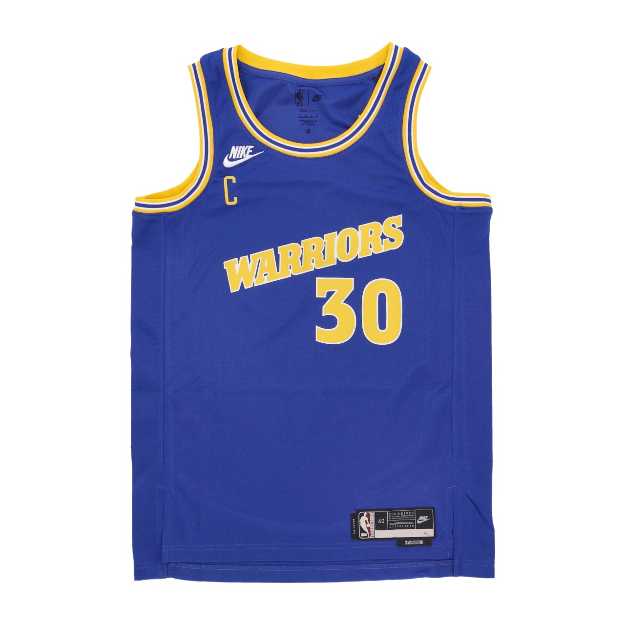 NIKE NBA NBA 22 DRI-FIT SWINGMAN JERSEY HARDWOOD CLASSICS NO 30 STEPHEN CURRY GOLWAR DO9446-497:262