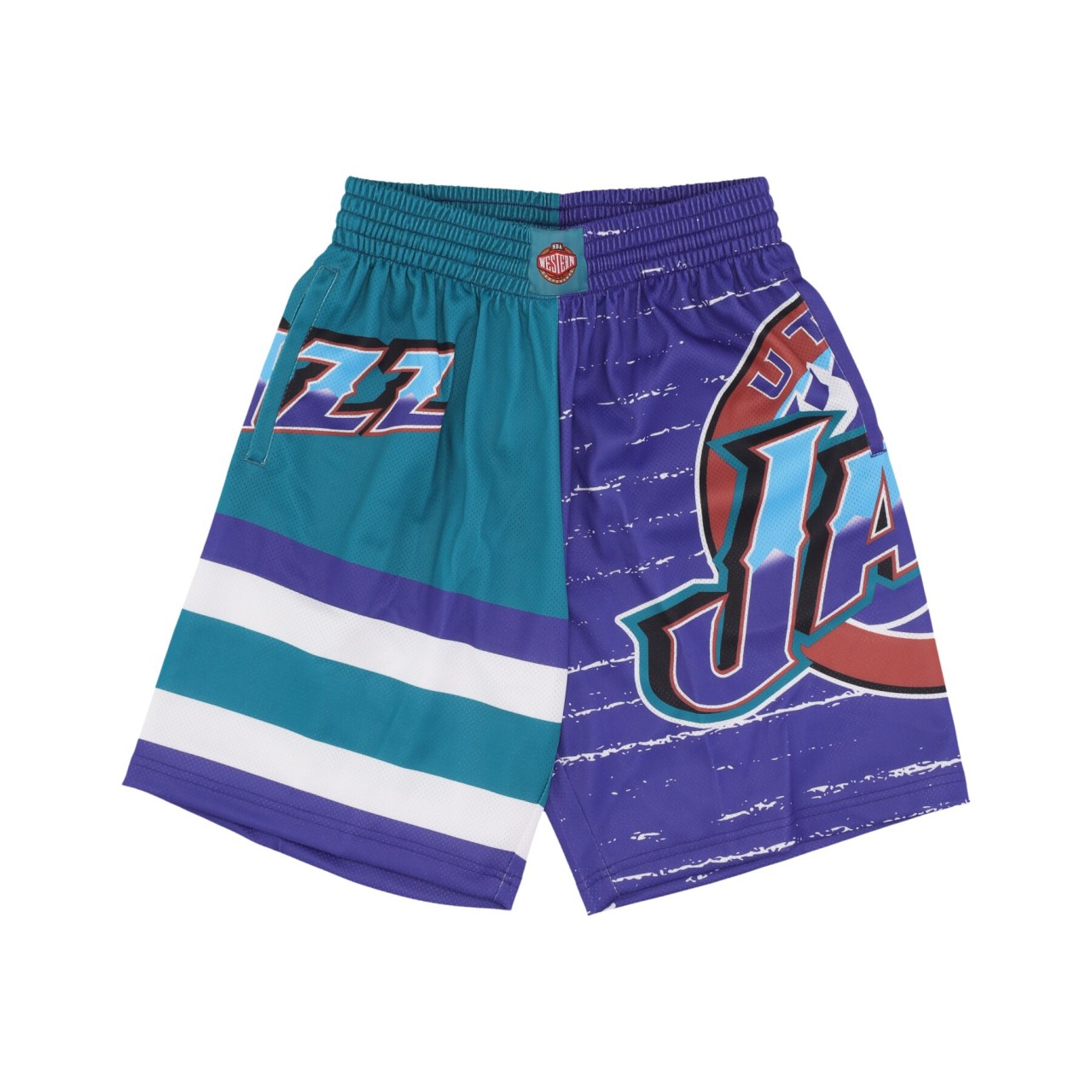 MITCHELL & NESS NBA JUMBOTRON 3.0 SHORTS UTAJAZ PSHR4984-UJAYYPPPMTWH