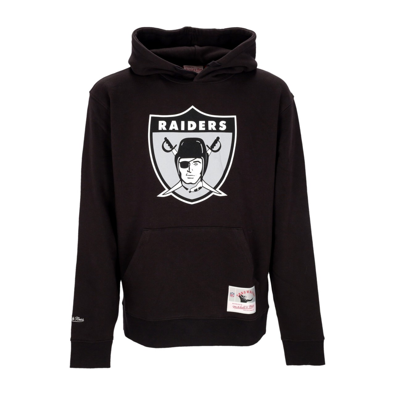 MITCHELL & NESS NFL TEAM LOGO HOODIE UPD OAKRAI HDSSINTL1269-ORABLCK