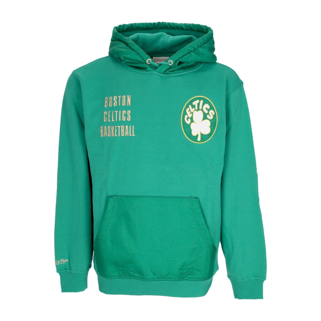 MITCHELL & NESS NBA TEAM OG 2.0 FLEECE HOODIE VINTAGE LOGO BOSCEL FPHD7112-BCEYYPPPKYGN