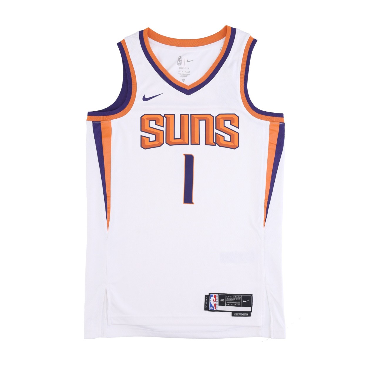 NIKE NBA NBA DRI-FIT SWINGMAN JERSEY ASSOCIATION EDITION 2022/23 NO 1 DEVIN BOOKER PHOSUN FB1809-100