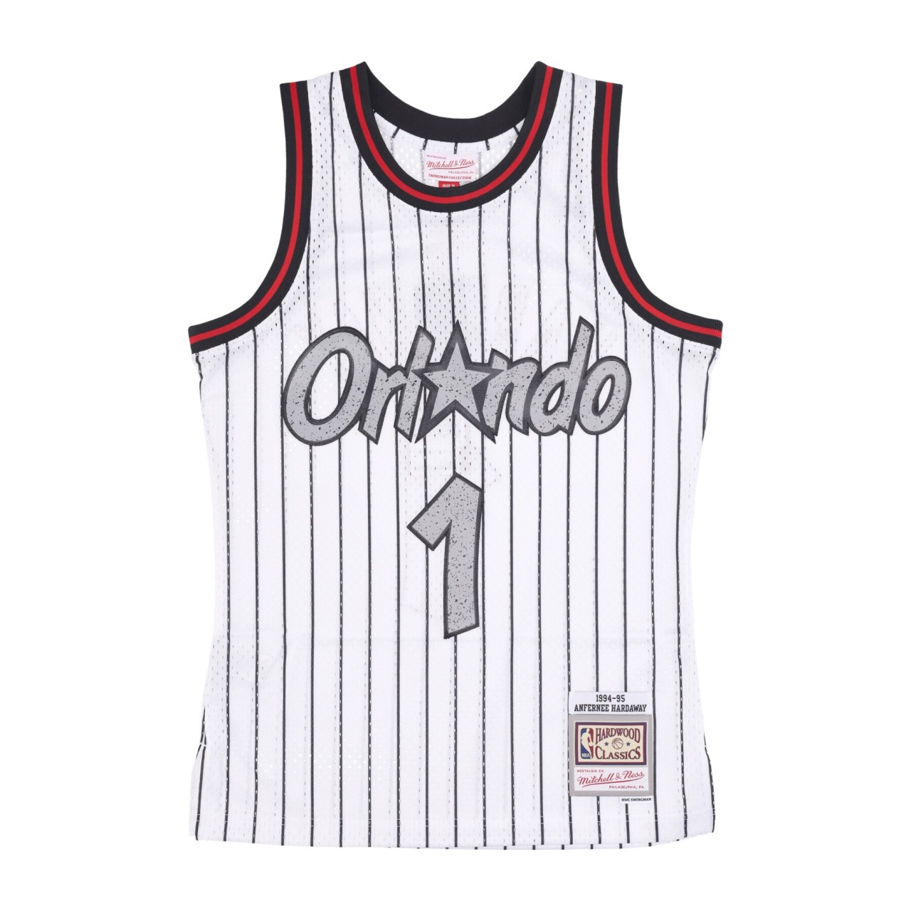 MITCHELL & NESS NBA CRACKED CEMENT SWINGMAN JERSEY HARDWOOD CLASSICS NO 1 PENNY HARDAWAY ORLMAG TFSM5934-OMA94PHAWHIT